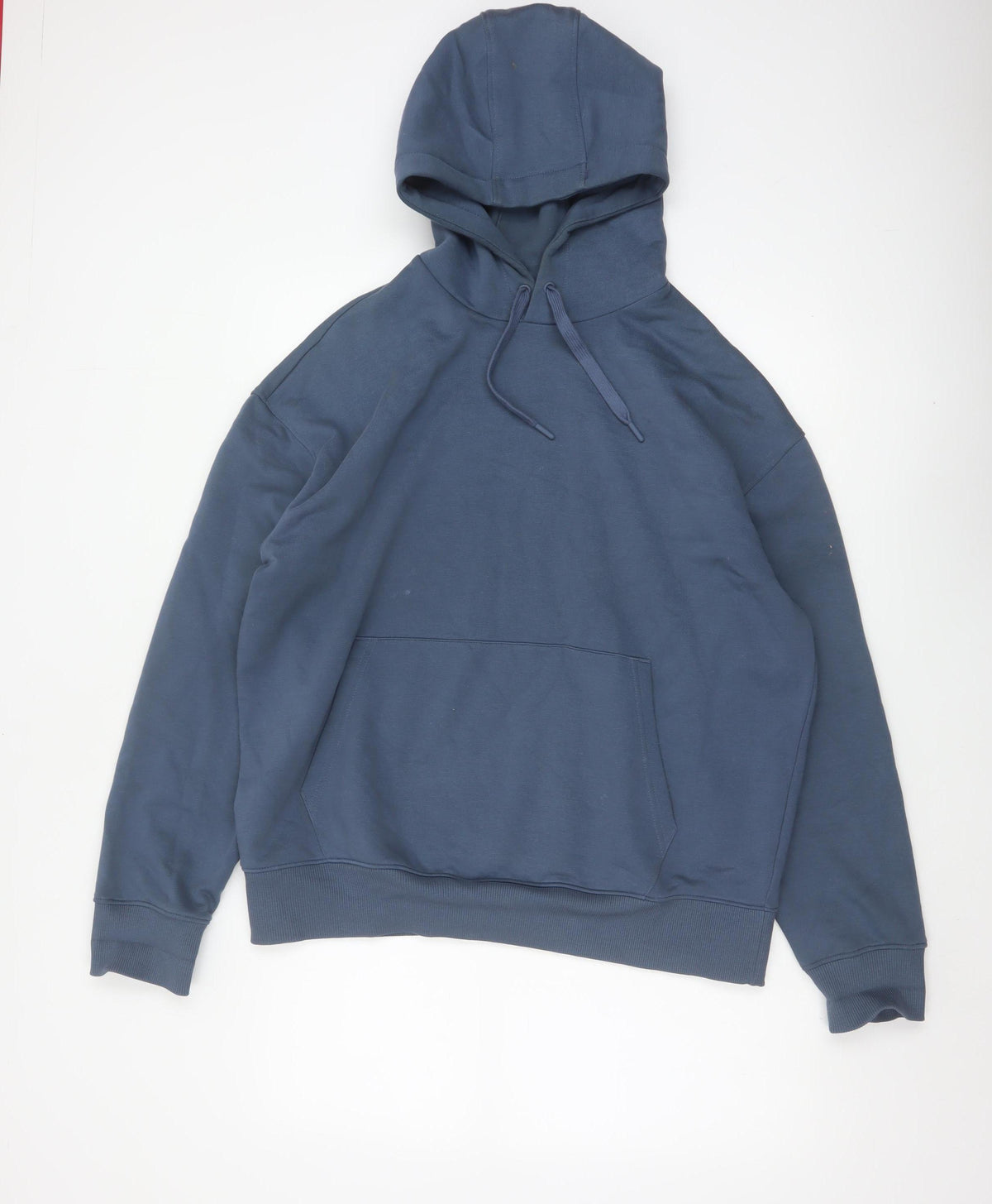 Marks and Spencer Men's Blue M Pullover Hoodie Drawstring Pockets