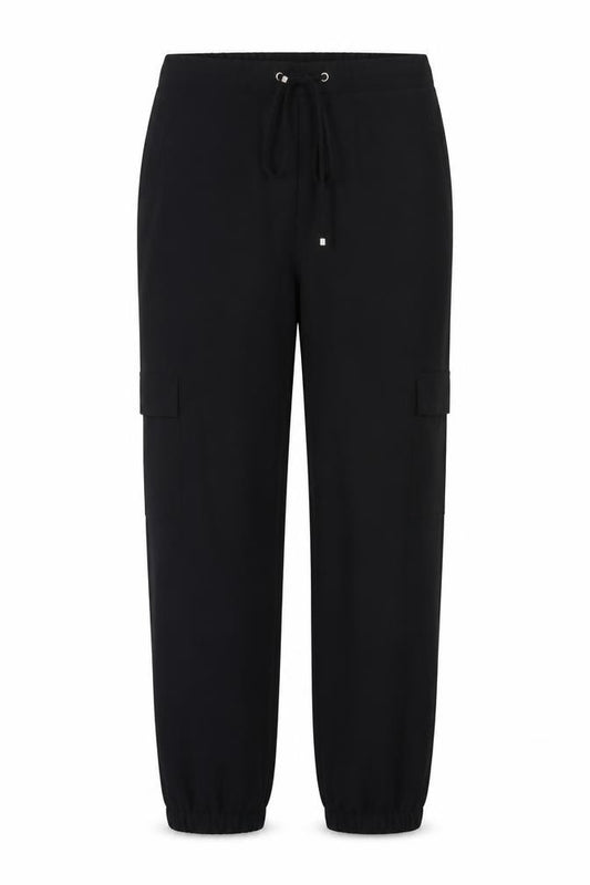 Wallis Women’s Black Size 16 Cargo Jogger Trousers Drawstring