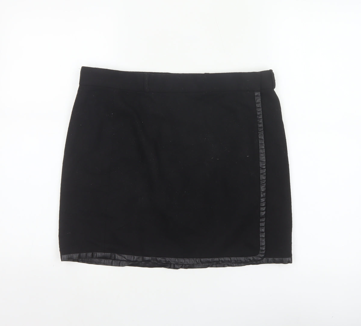 Gap Women’s Black UK 6 Short Wrap Mini Skirt