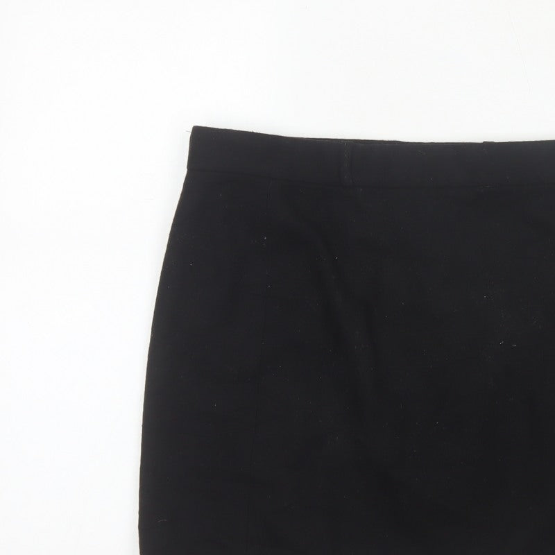 Gap Women’s Black UK 6 Short Wrap Mini Skirt