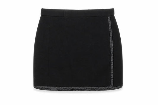 Gap Women’s Black UK 6 Short Wrap Mini Skirt