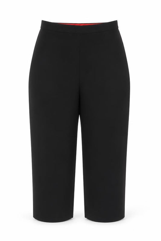 Roman Originals Women’s Black UK 14 High Rise Straight Dress Trousers