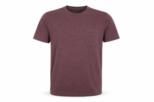 French Connection Men’s Purple S Pocket Logo Crew Neck T-Shirt