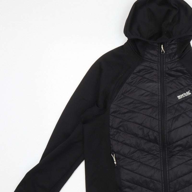 Regatta Men’s Black L Hooded Quilted Softshell Jacket Outdoor