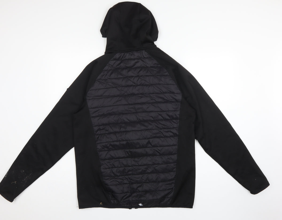 Regatta Men’s Black L Hooded Quilted Softshell Jacket Outdoor