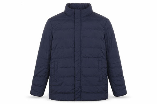 Uniqlo Men’s Blue L Lightweight Down Puffer Jacket Water Resistant