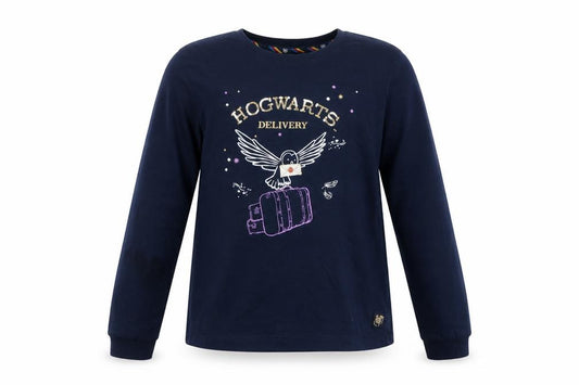 Marks and Spencer Girls Blue 13-14 Years Harry Potter Long Sleeve T-Shirt