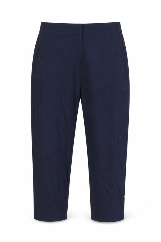 M&S The Mia Women’s Navy Blue UK 12 Short Slim Tapered Trousers