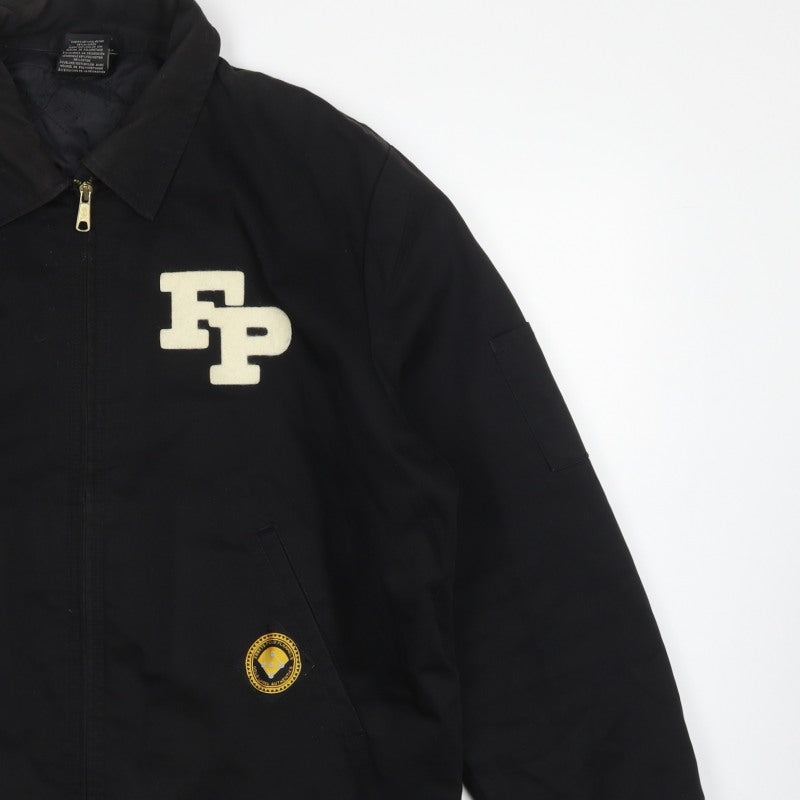 Arbeits Field Flannels Men’s Black L Varsity Jacket College Zip