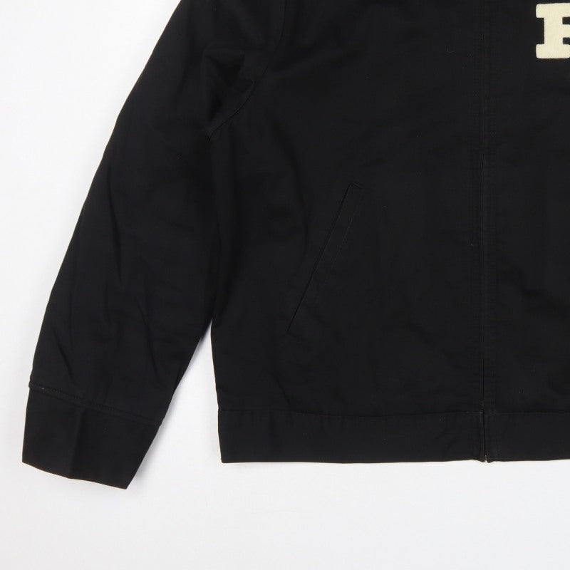 Arbeits Field Flannels Men’s Black L Varsity Jacket College Zip