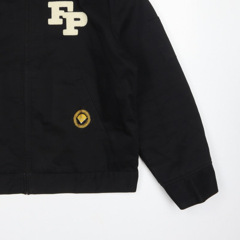 Arbeits Field Flannels Men’s Black L Varsity Jacket College Zip