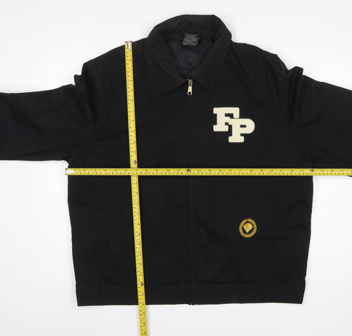 Arbeits Field Flannels Men’s Black L Varsity Jacket College Zip