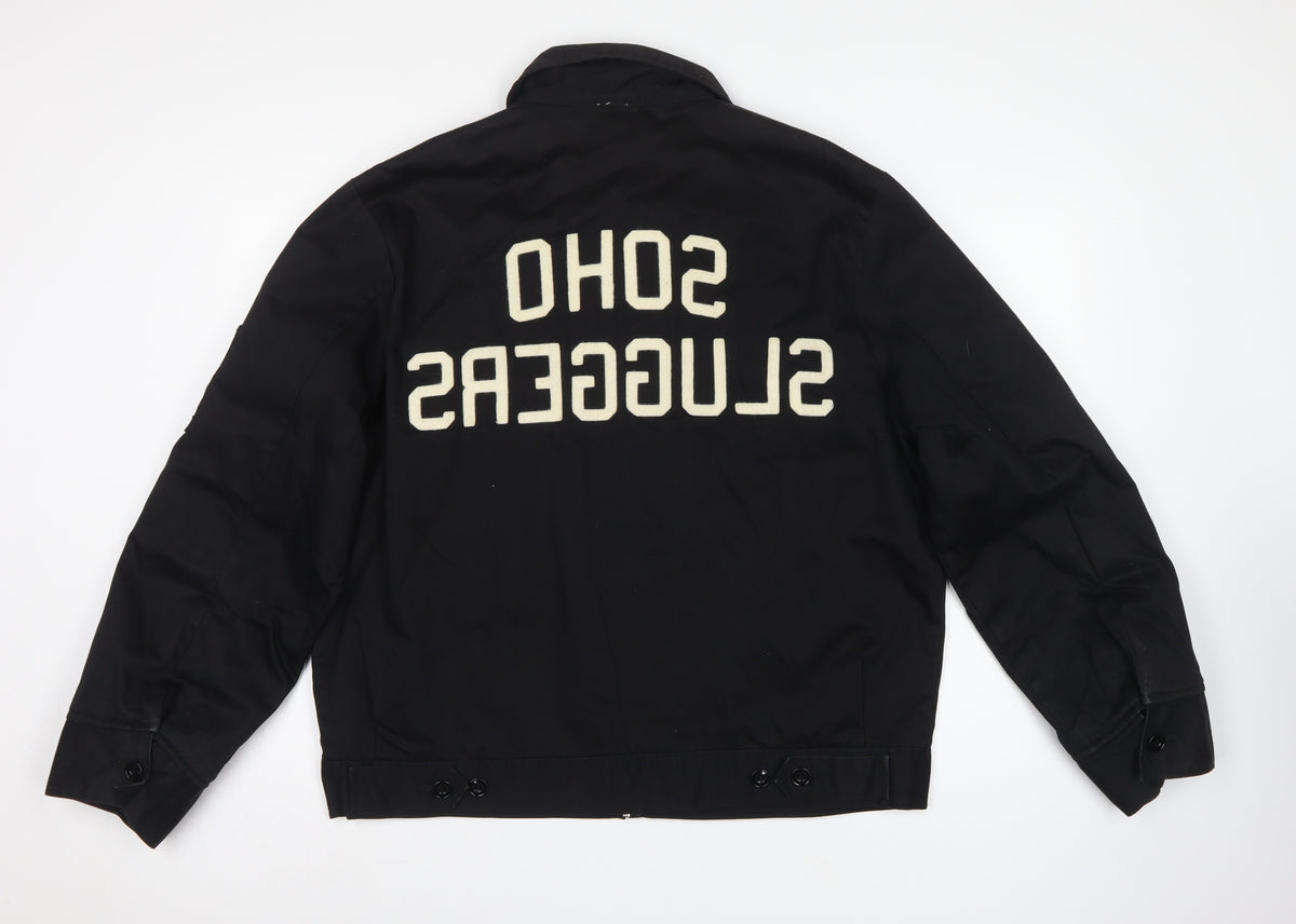 Arbeits Field Flannels Men’s Black L Varsity Jacket College Zip
