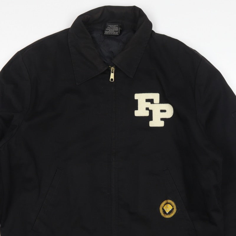 Arbeits Field Flannels Men’s Black L Varsity Jacket College Zip