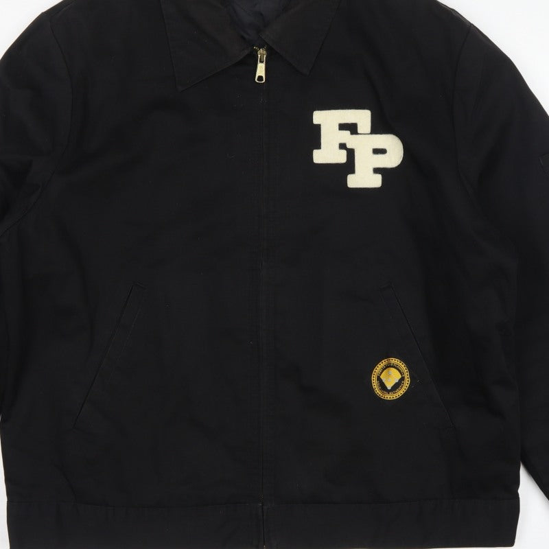 Arbeits Field Flannels Men’s Black L Varsity Jacket College Zip