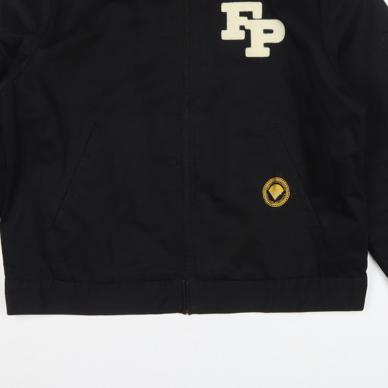 Arbeits Field Flannels Men’s Black L Varsity Jacket College Zip