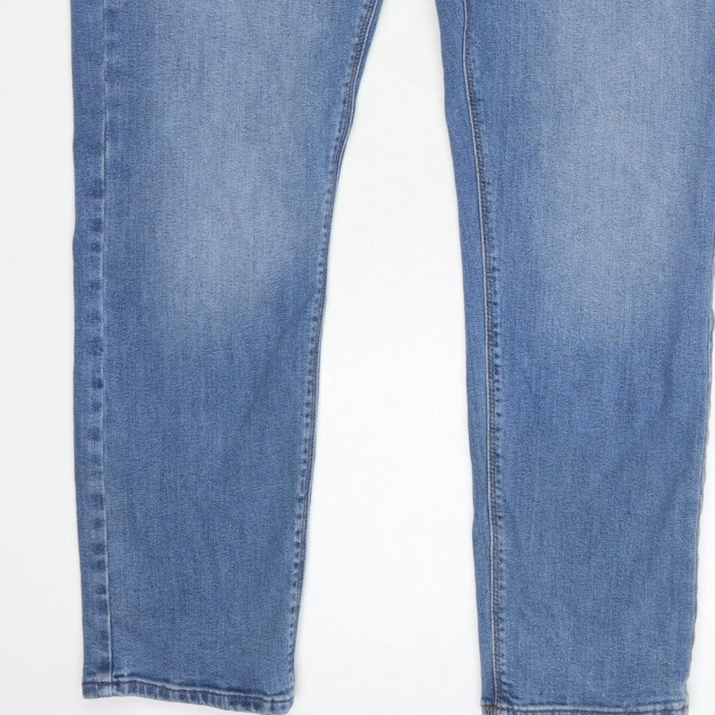 Marks & Spencer Men's Blue 36W 29L Skinny Stretch Jeans