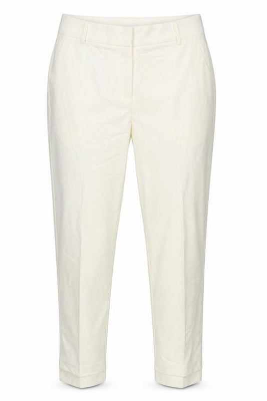 Marks & Spencer Per Una Women Ivory UK 14 Regular Tapered Ankle Trousers