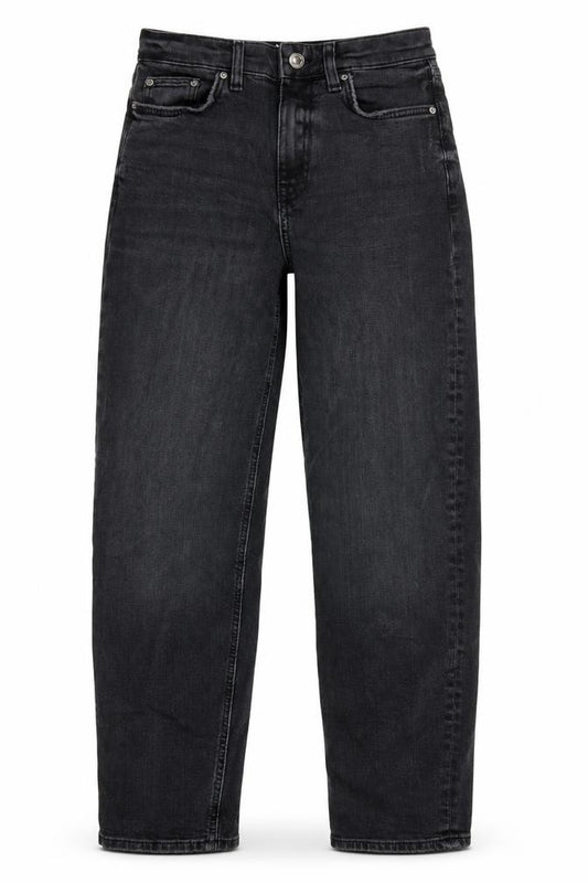 Marks and Spencer Women's Black UK 8 High Rise Tapered Jeans