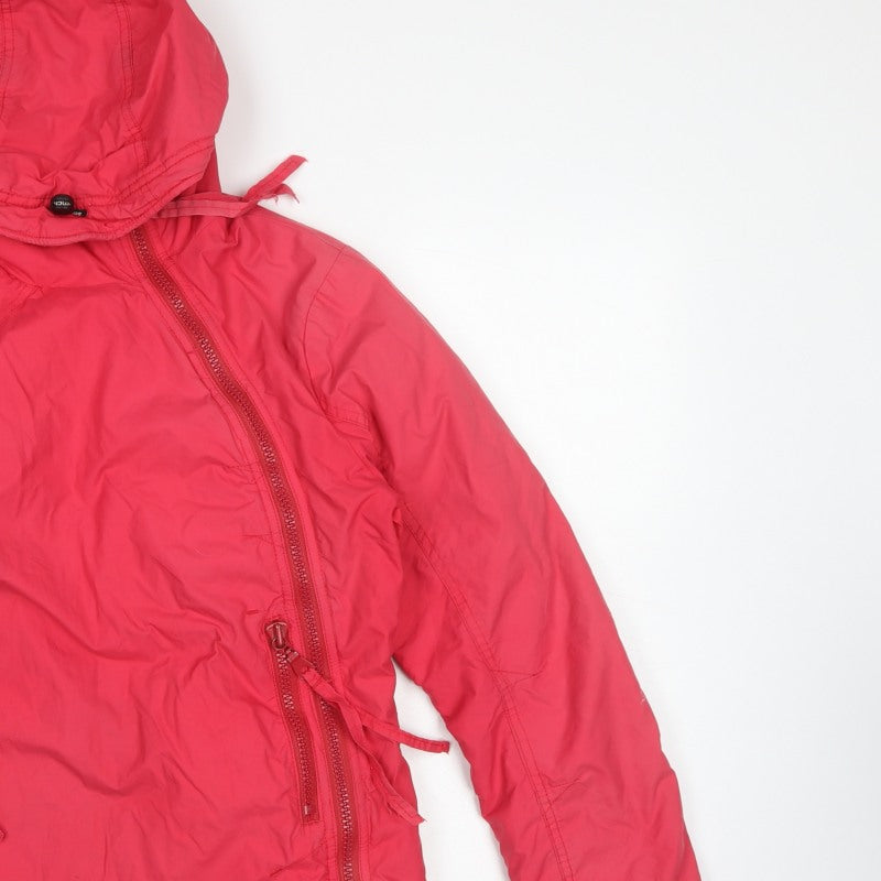 Bench Women’s Red M Hooded Ski Jacket Full Zip Pockets