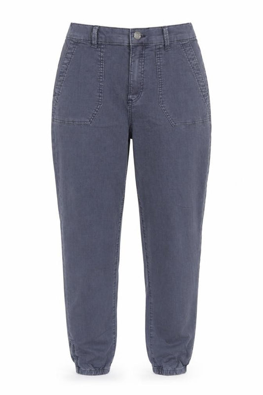 Marks and Spencer Women’s Blue UK 10 Long Jogger Trousers Pockets