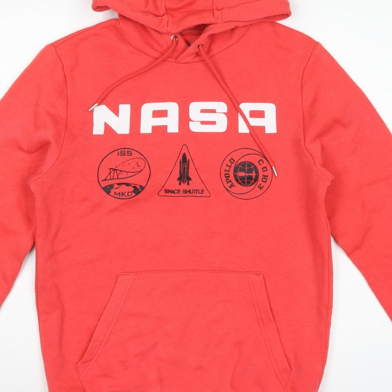 Primark Men’s Red XS NASA Space Graphic Pullover Hoodie