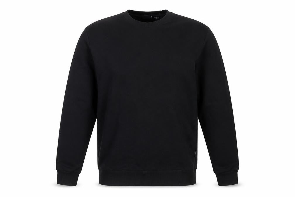 Only & Sons Men’s Black S Crew Neck Pullover Sweatshirt Cotton Blend