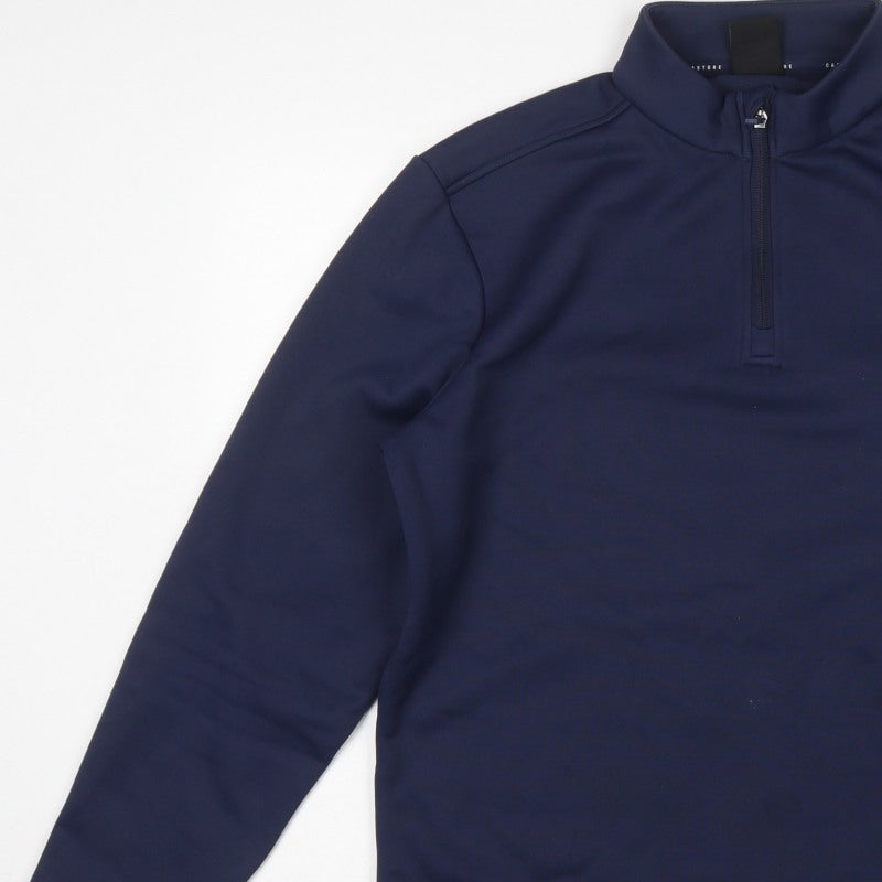 Castore Men’s Blue M 1/4 Zip High Neck Sweatshirt