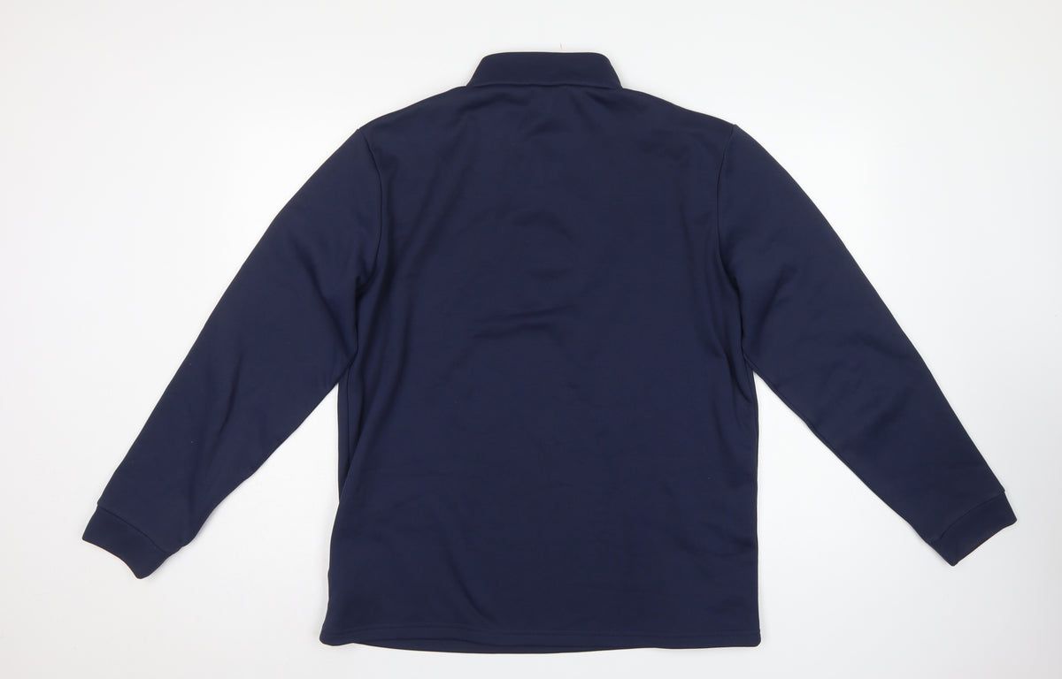 Castore Men’s Blue M 1/4 Zip High Neck Sweatshirt