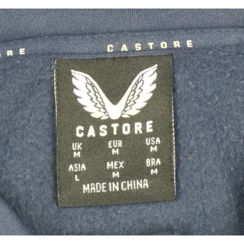 Castore Men’s Blue M 1/4 Zip High Neck Sweatshirt