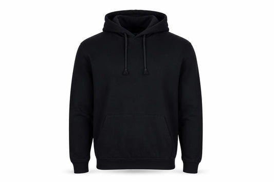 Brave Soul Men’s Black S Pullover Hooded Fleece Hoodie Pockets
