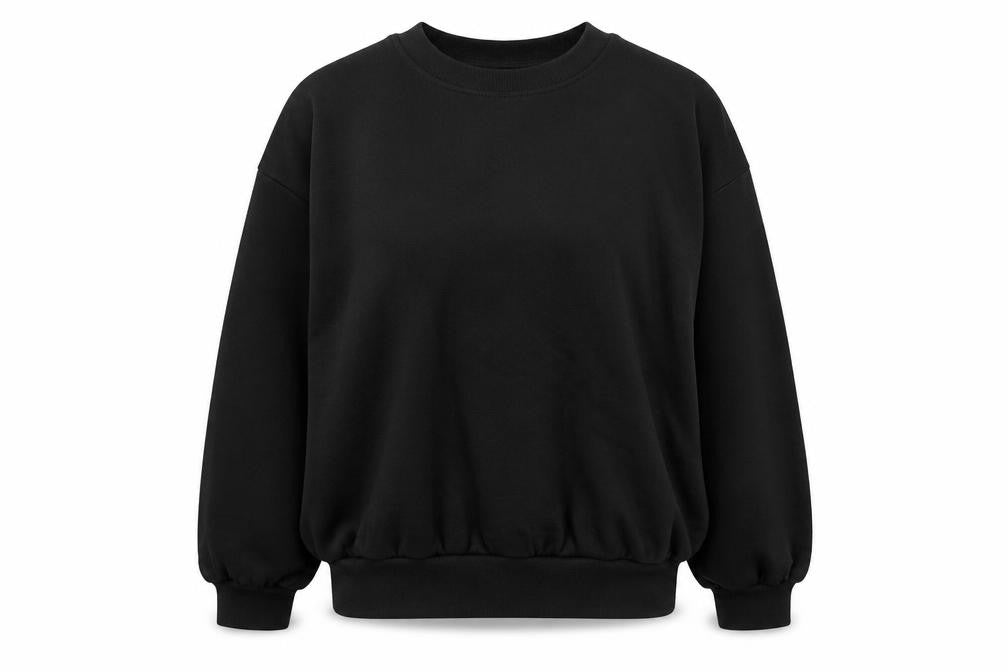 Marks and Spencer Women Black M Pullover Crew Neck Sweatshirt