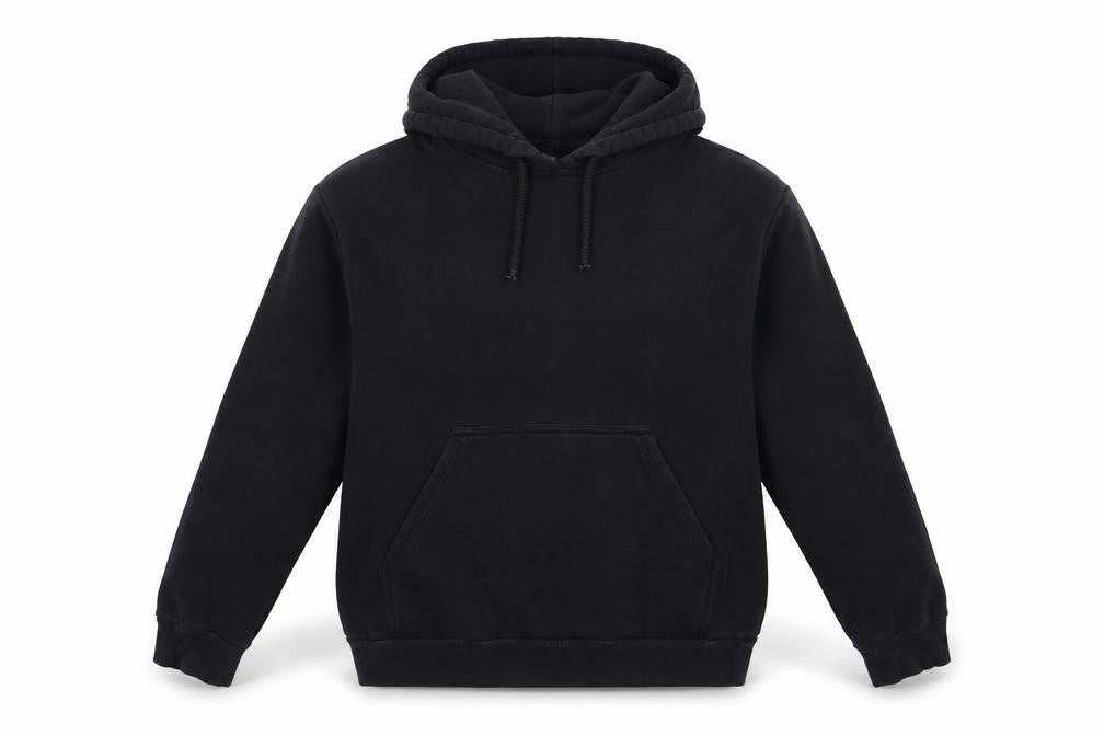 Topshop Women’s Black Size 10 Pullover Hoodie Drawstring Kangaroo Pocket