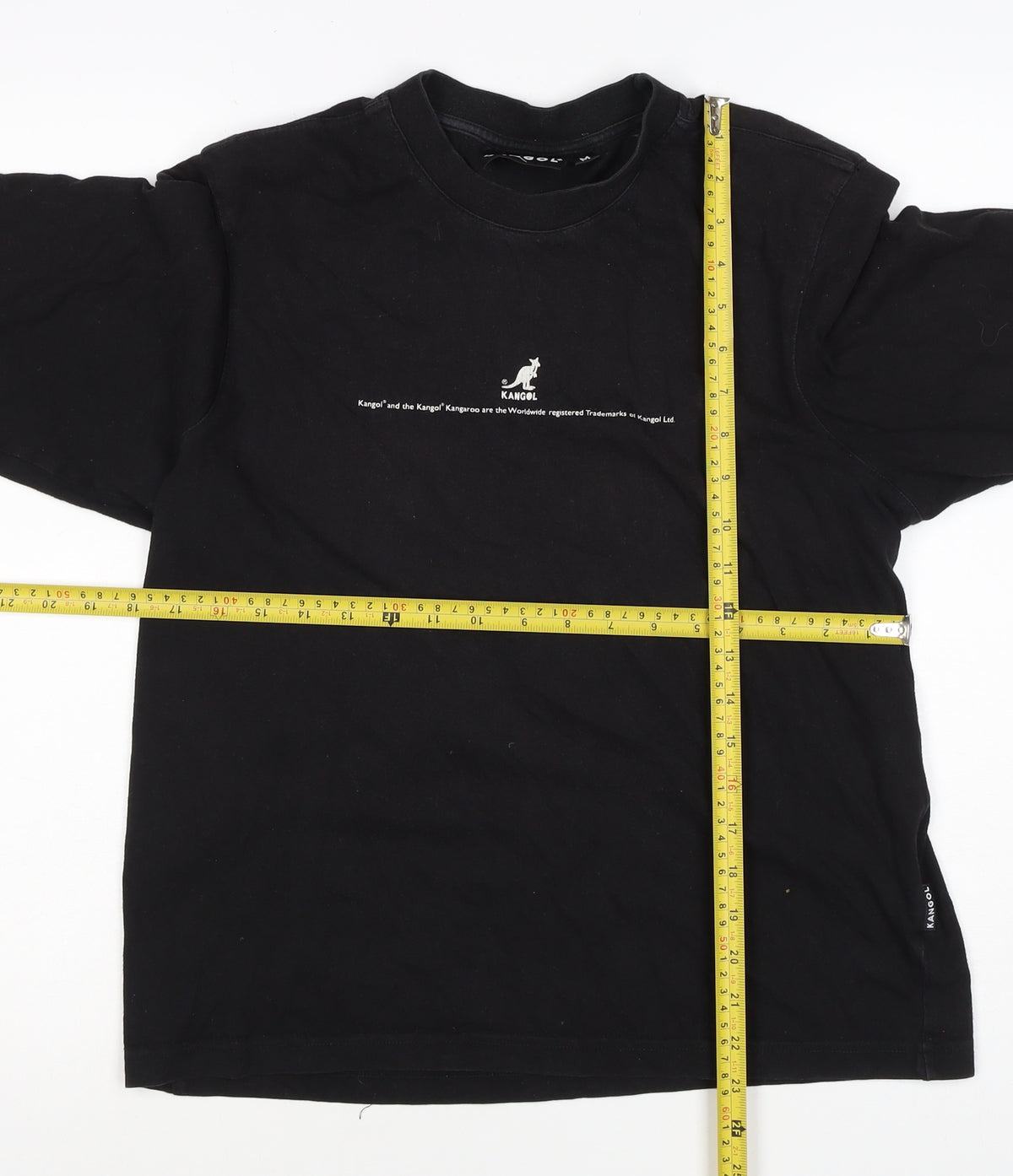 Kangol Women’s Black M Basic Logo Crew Neck Cotton T-Shirt