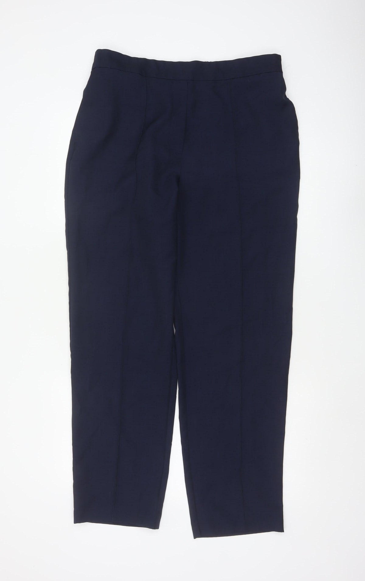 Marks and Spencer Women’s Navy UK 16 Tapered Pull-On Trousers