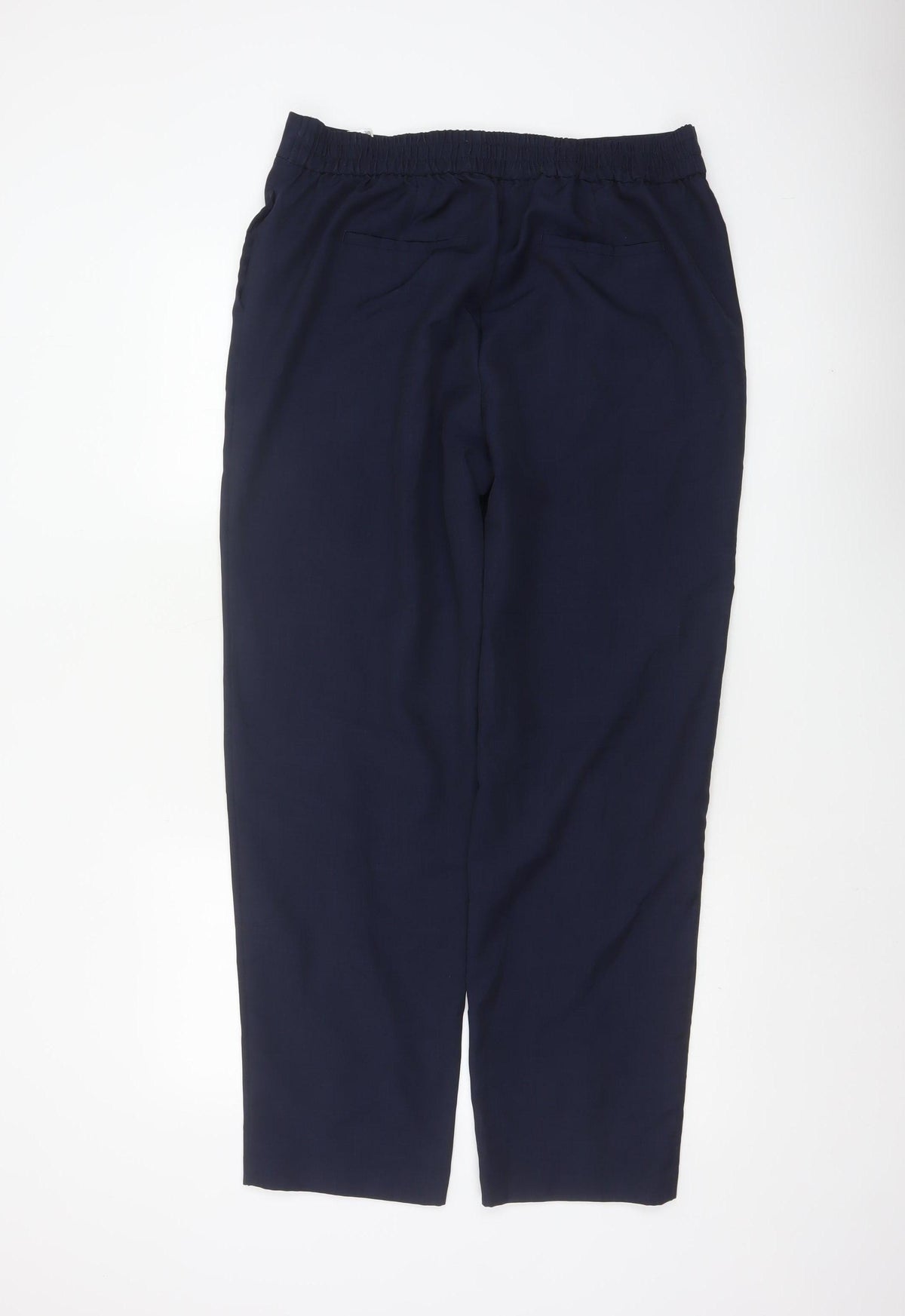 Marks and Spencer Women’s Navy UK 16 Tapered Pull-On Trousers