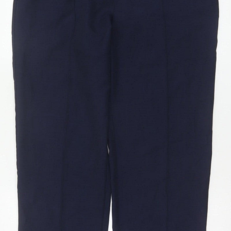Marks and Spencer Women’s Navy UK 16 Tapered Pull-On Trousers