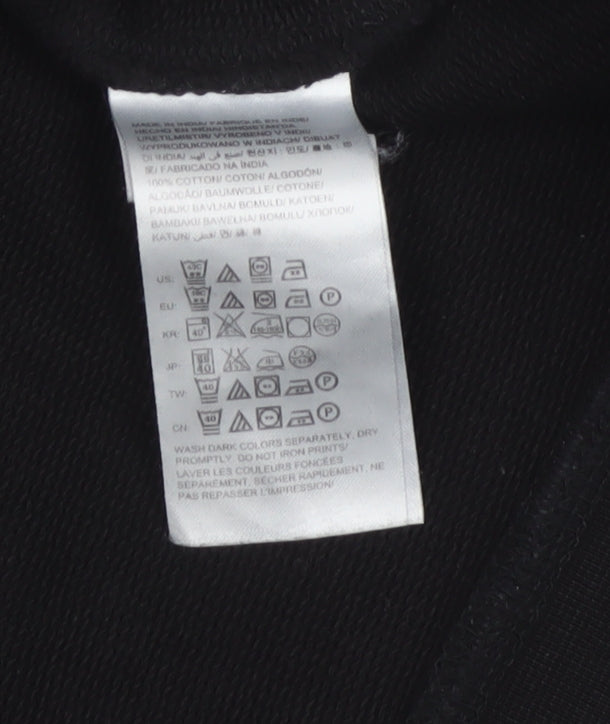 Calvin Klein Jeans Men’s Black M Logo Graphic Crew Neck Sweatshirt