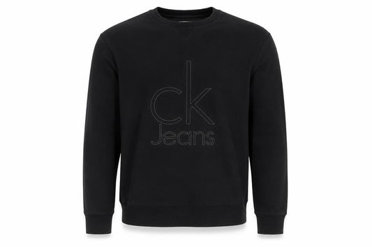 Calvin Klein Jeans Men’s Black M Logo Graphic Crew Neck Sweatshirt