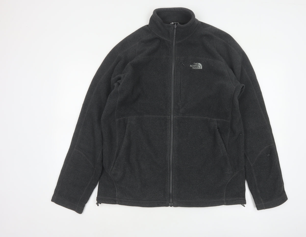 The North Face Men’s Black M Fleece Full Zip Jacket Outdoor