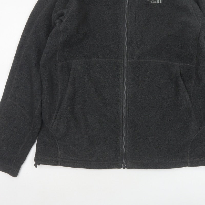 The North Face Men’s Black M Fleece Full Zip Jacket Outdoor