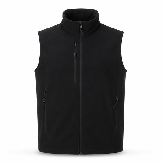 Kariban Men’s Black M Softshell Bodywarmer Gilet Full Zip Outdoor