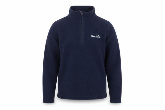 Peter Storm Boys Blue 7-8 Years 1/4 Zip Fleece Sweatshirt