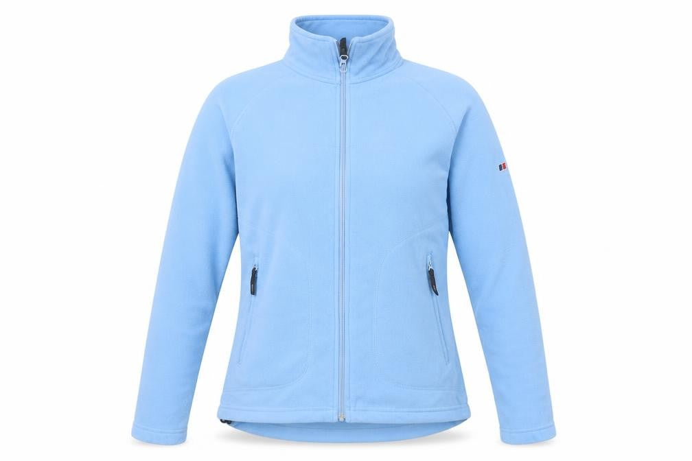 Berghaus Women Blue Size 10 Full Zip Fleece Jacket Pockets
