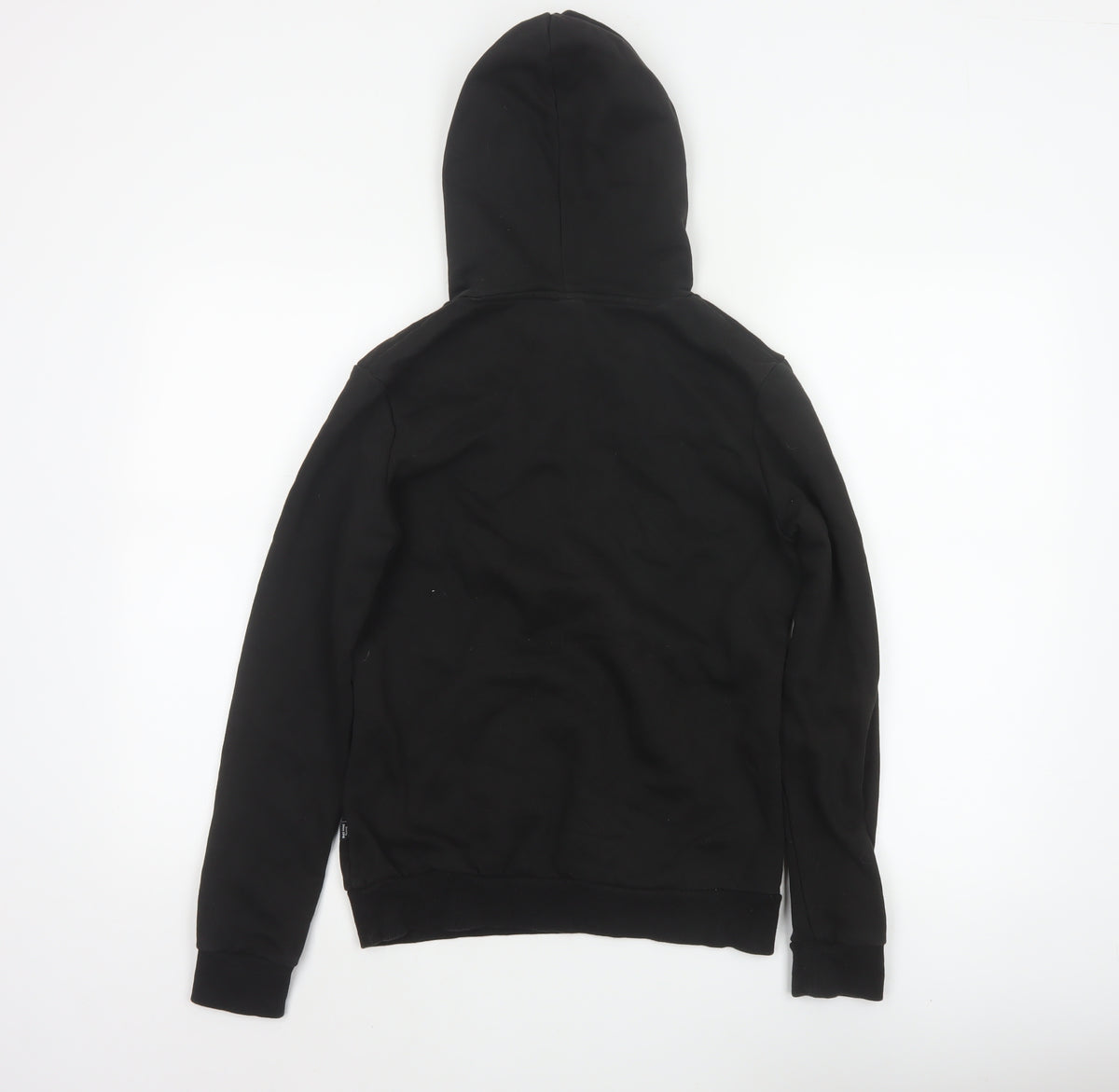 Puma Women’s Black S Pullover Hoodie Logo Graphic Pocket