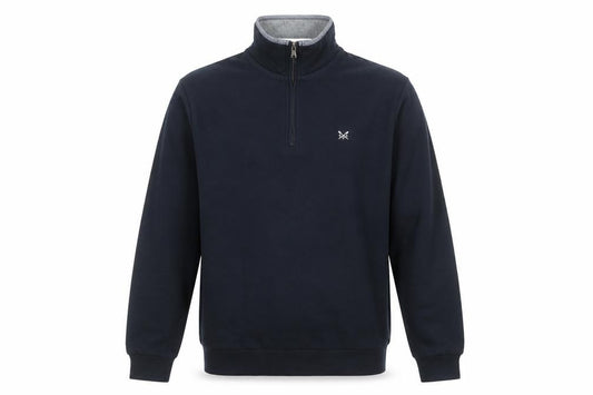 Crew Clothing Company Men’s Black L Quarter Zip Pullover Sweatshirt
