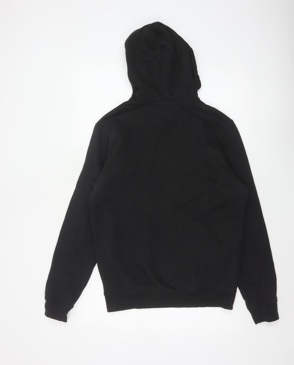 Puma Men Black S Pullover Hoodie Logo Graphic Print Sportswear