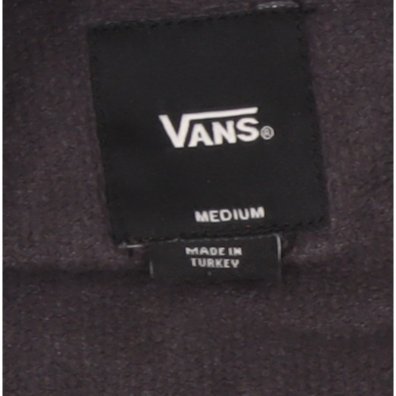 Vans Men’s Grey Green Medium Raglan Logo Crew Neck Pullover Sweatshirt