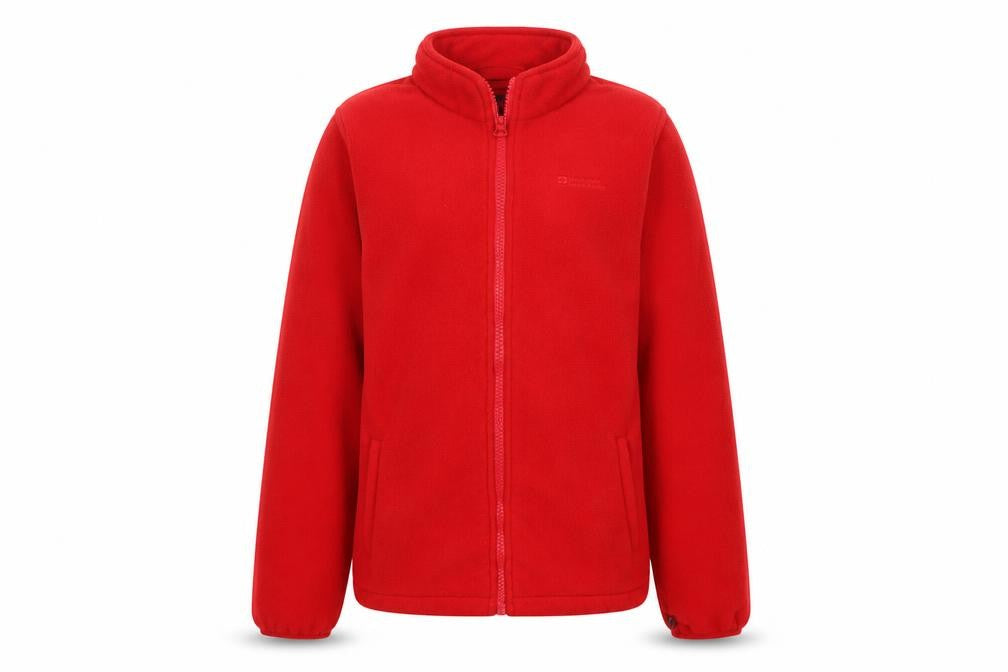 Mountain Warehouse Boys Red 13 Years Fleece Full Zip Jacket Pockets