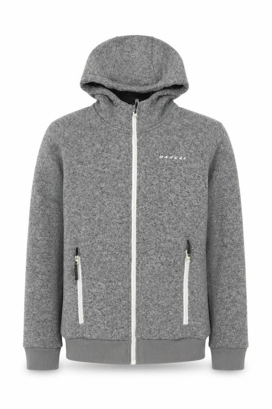 Dare 2b Men’s Grey Marl S Full Zip Hooded Fleece Sweatshirt